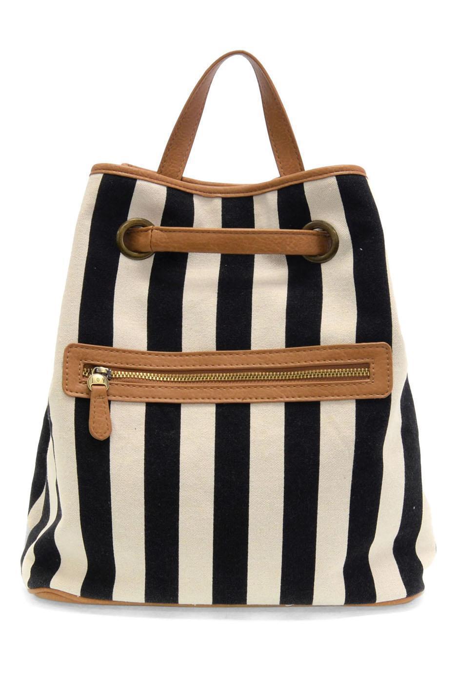 cognac leather backpack womens with stripe Awning Canvas 4500 ROG Slash Backpack 4.0 weave cotton Unlined interior Color:Night Shiner