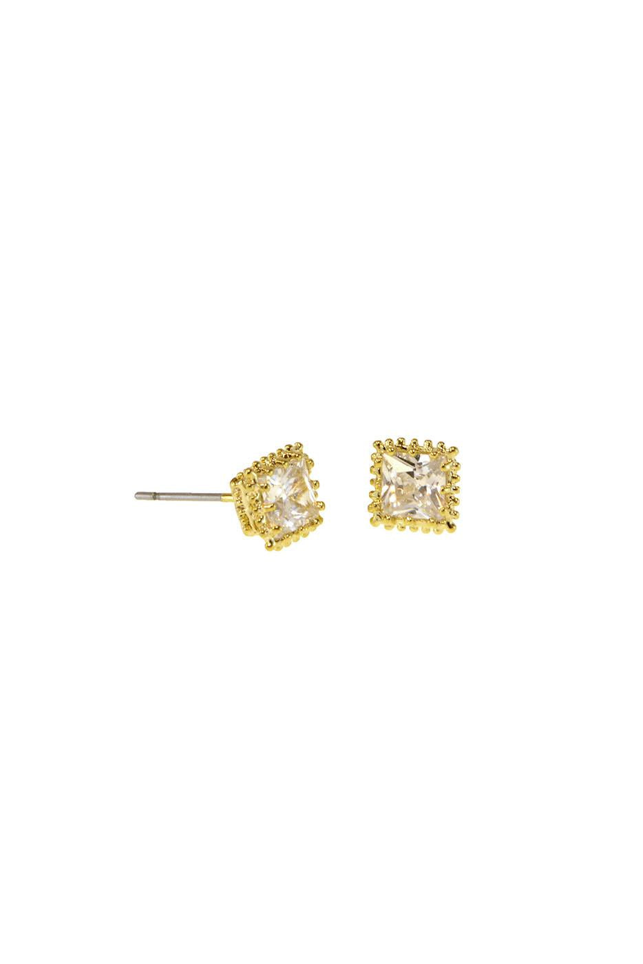Crown CZ Earring