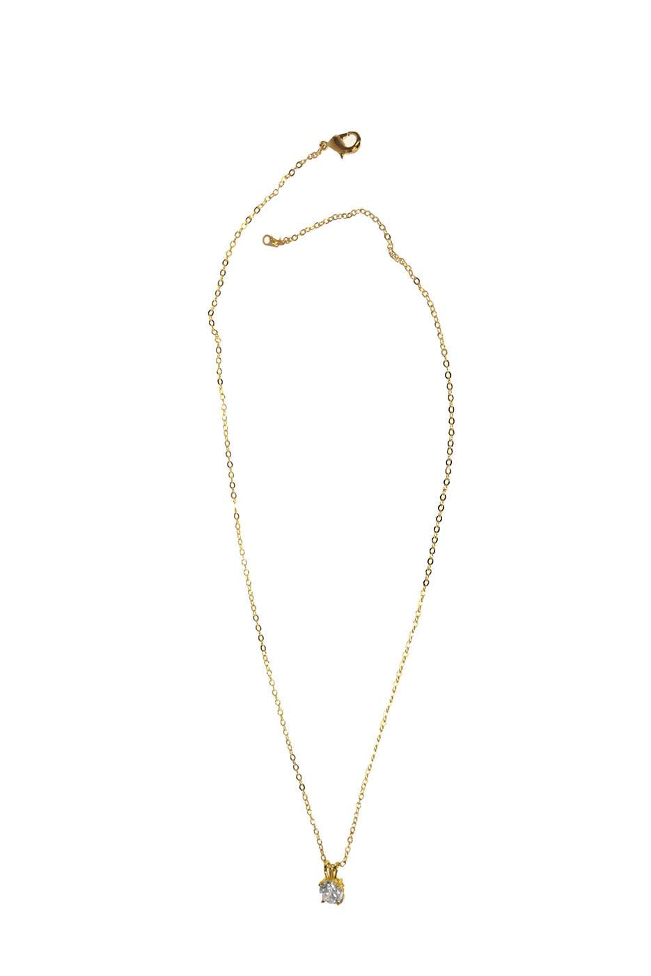 Round CZ Pendant
