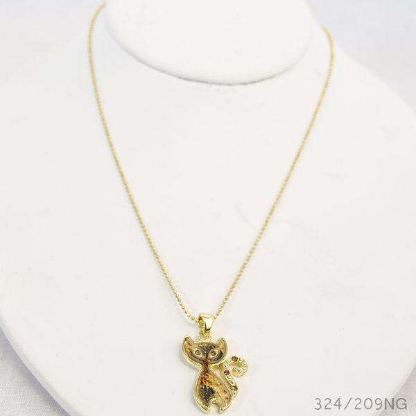 Calico Cat Necklace