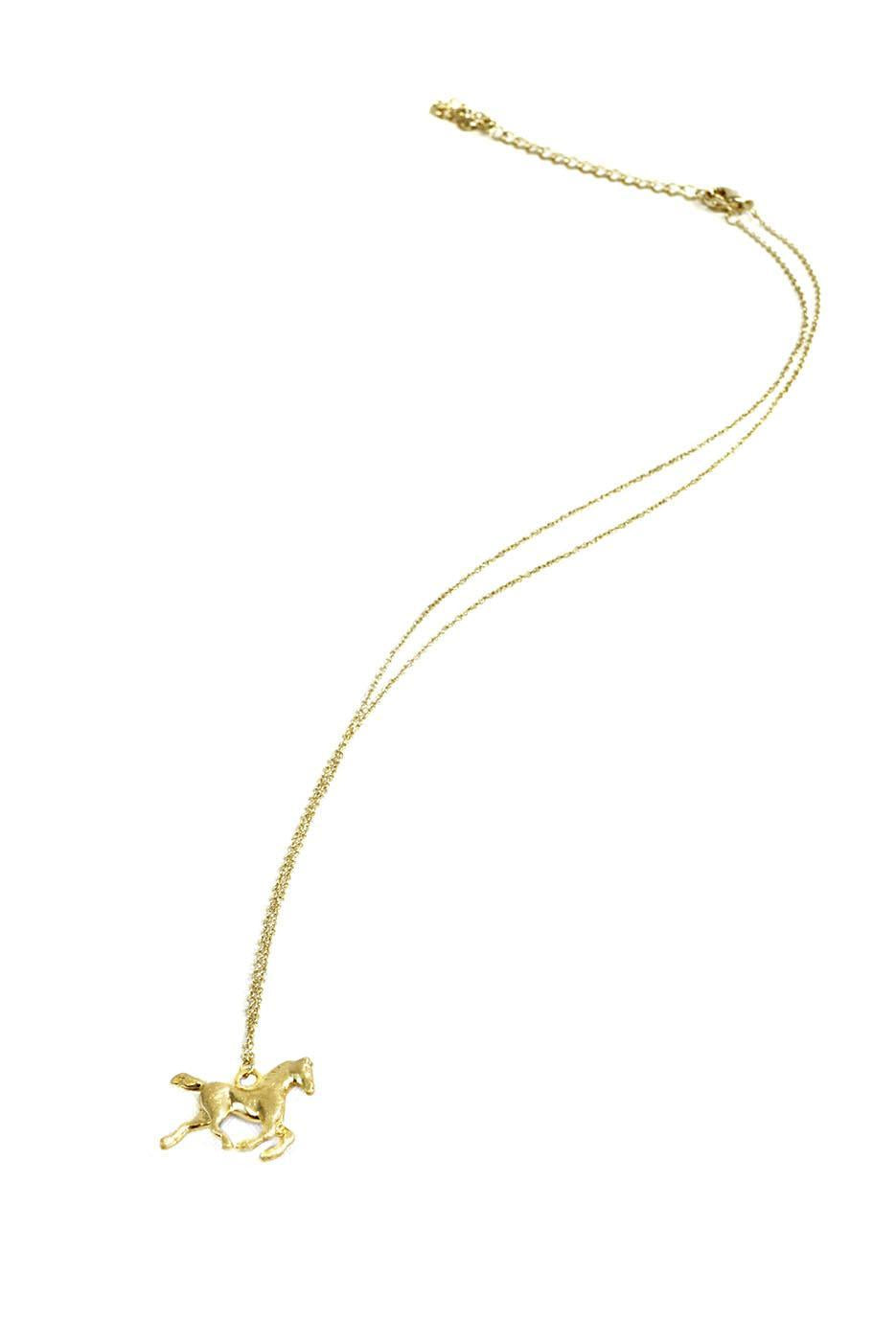 Galloping Horse Necklace