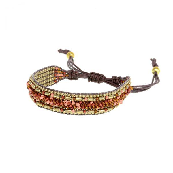 Raised Center Bead Bracelet
