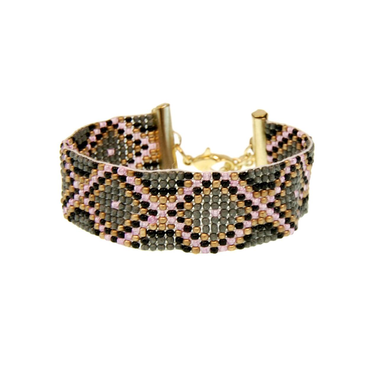 Pattern Seed Bead Bracelet