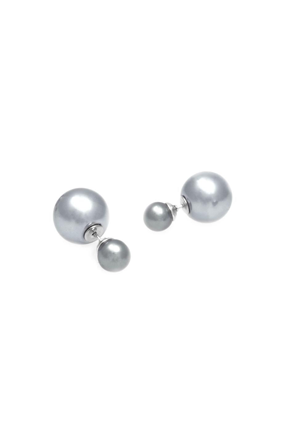 Pearl 2 Sided Stud Earring