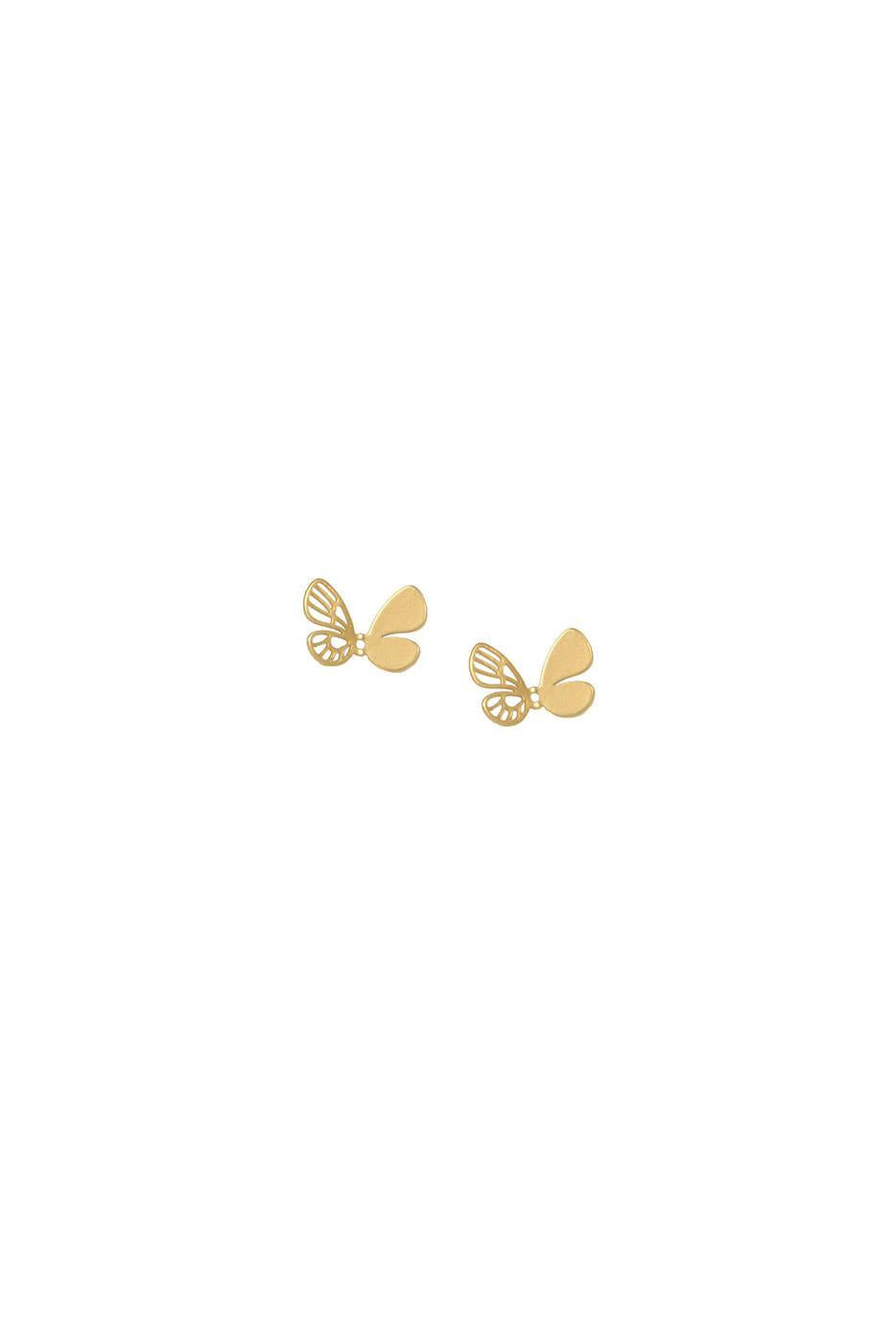 Detailed Butterfly Stud Earrings