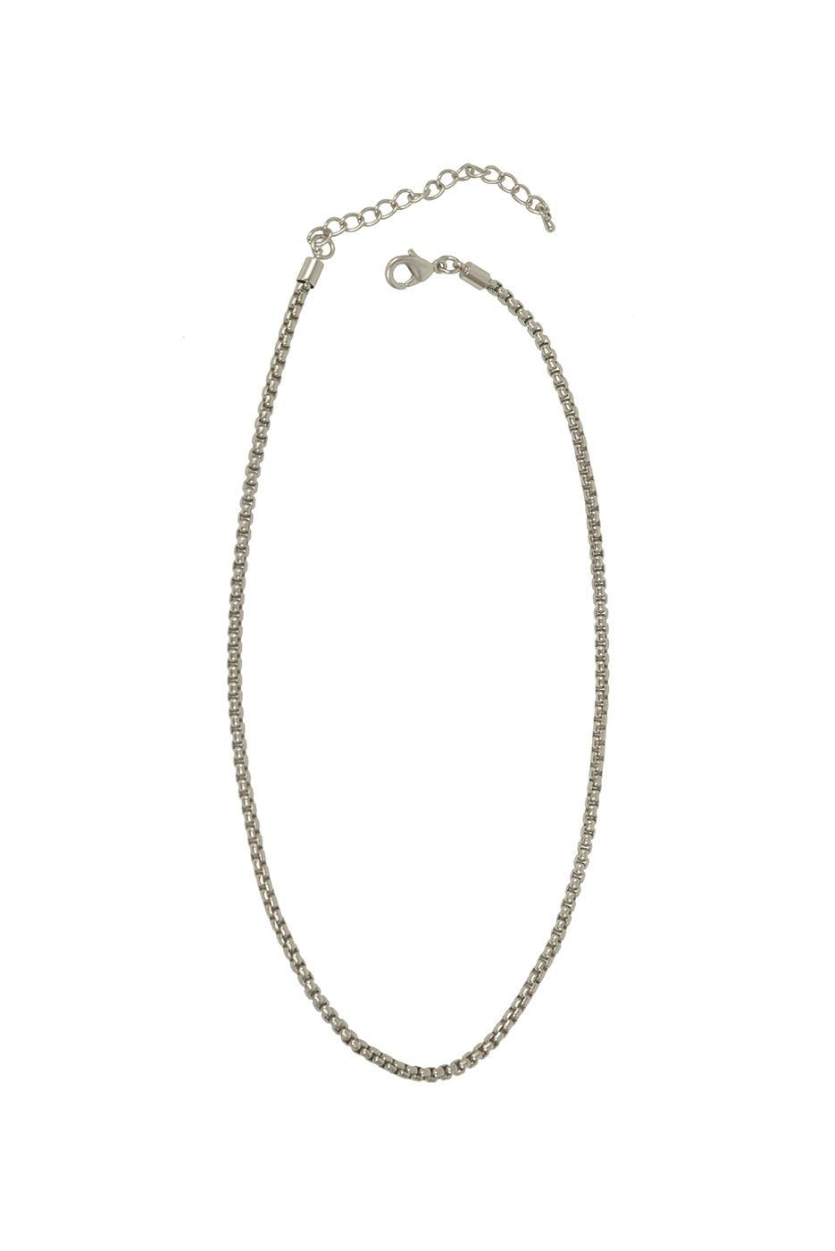 17.5"+3"  Box Chain Necklace