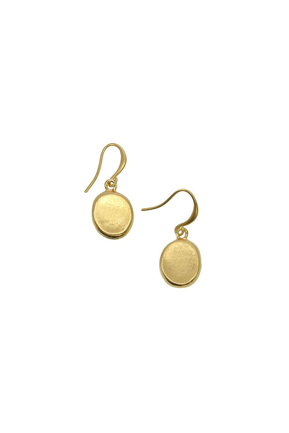 Mod Chic Disc Fishhook Earrings