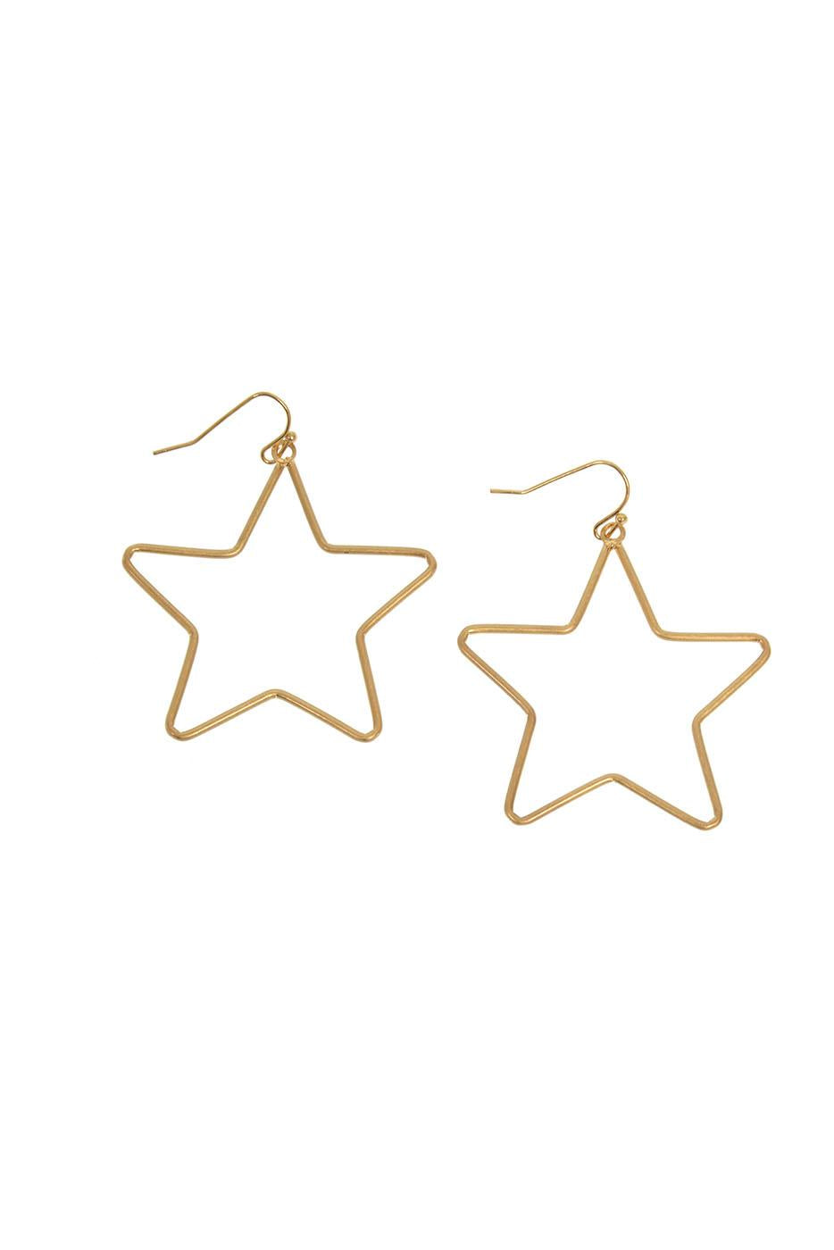 Star Hoop Earring