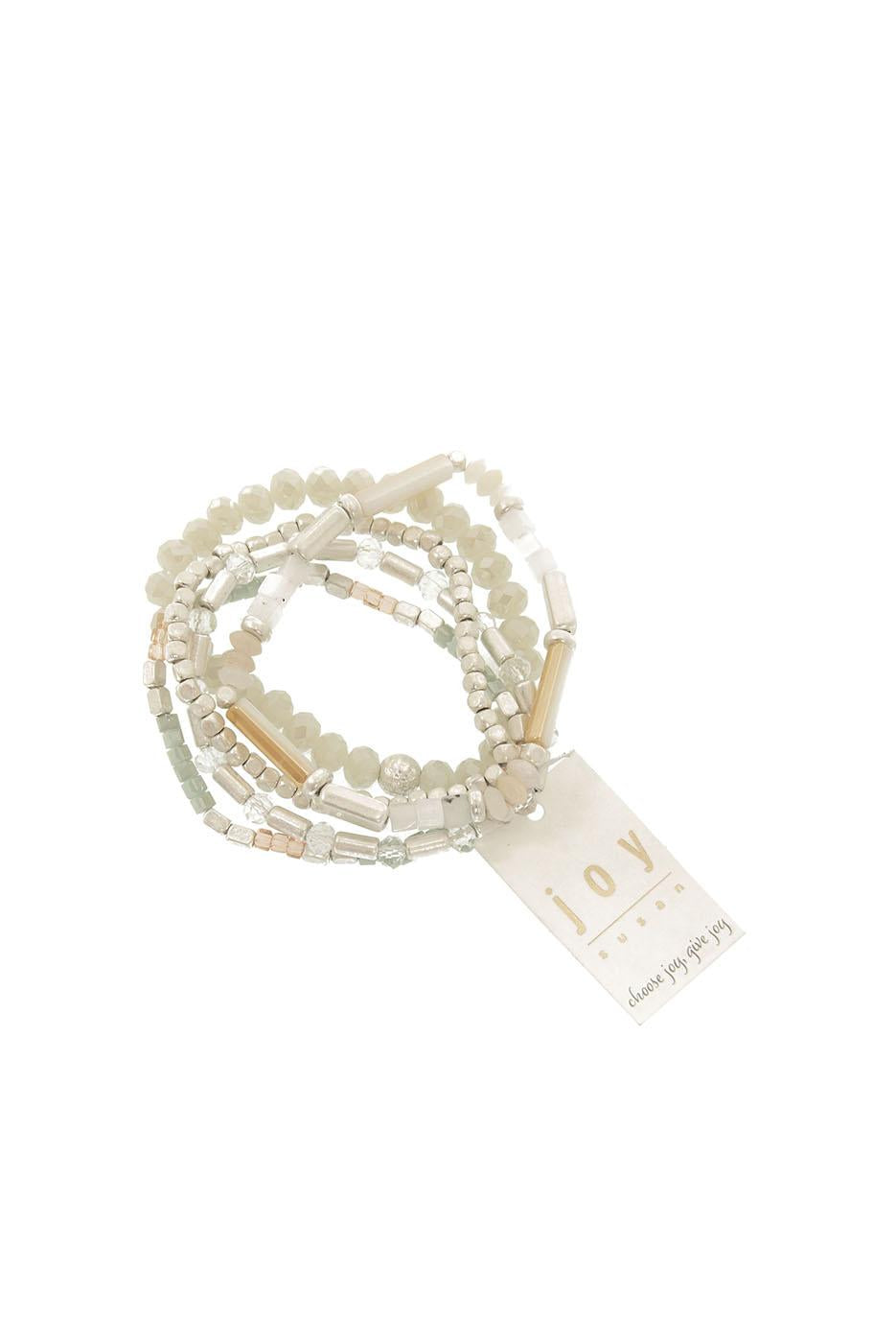 5 Row Multi Bead Bracelet