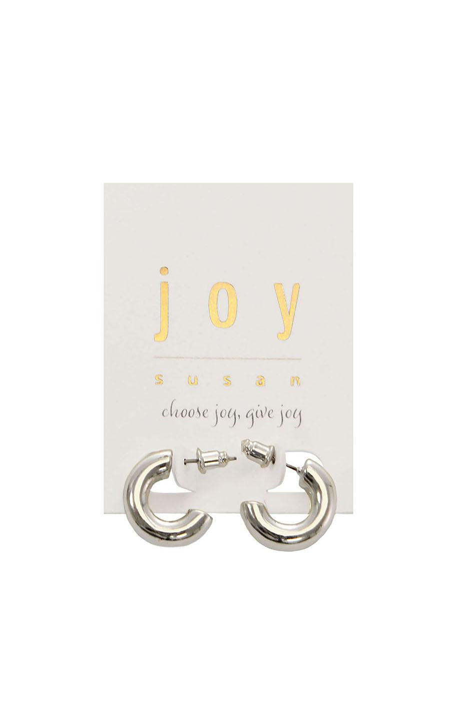 Twin Hoop Post Earrings
