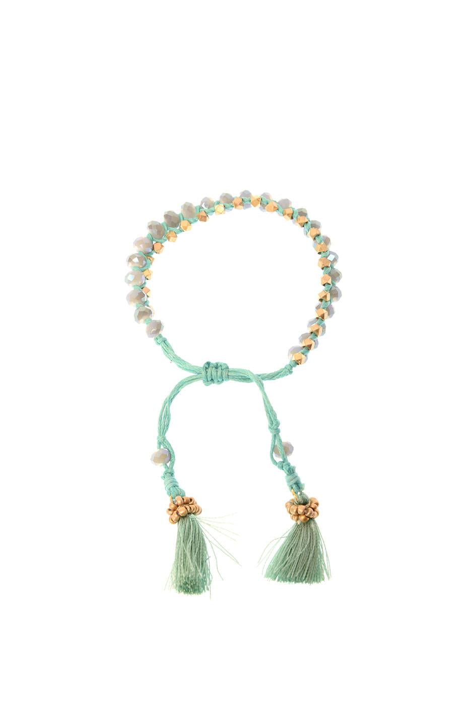 Adjustable Beaded Cord Bracele