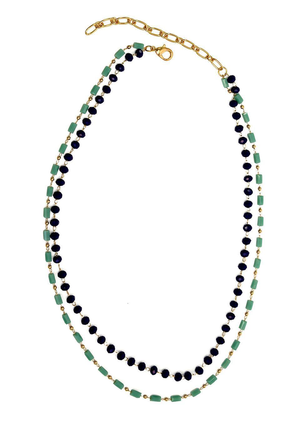 338-285NN Navy & Turquoise image 2