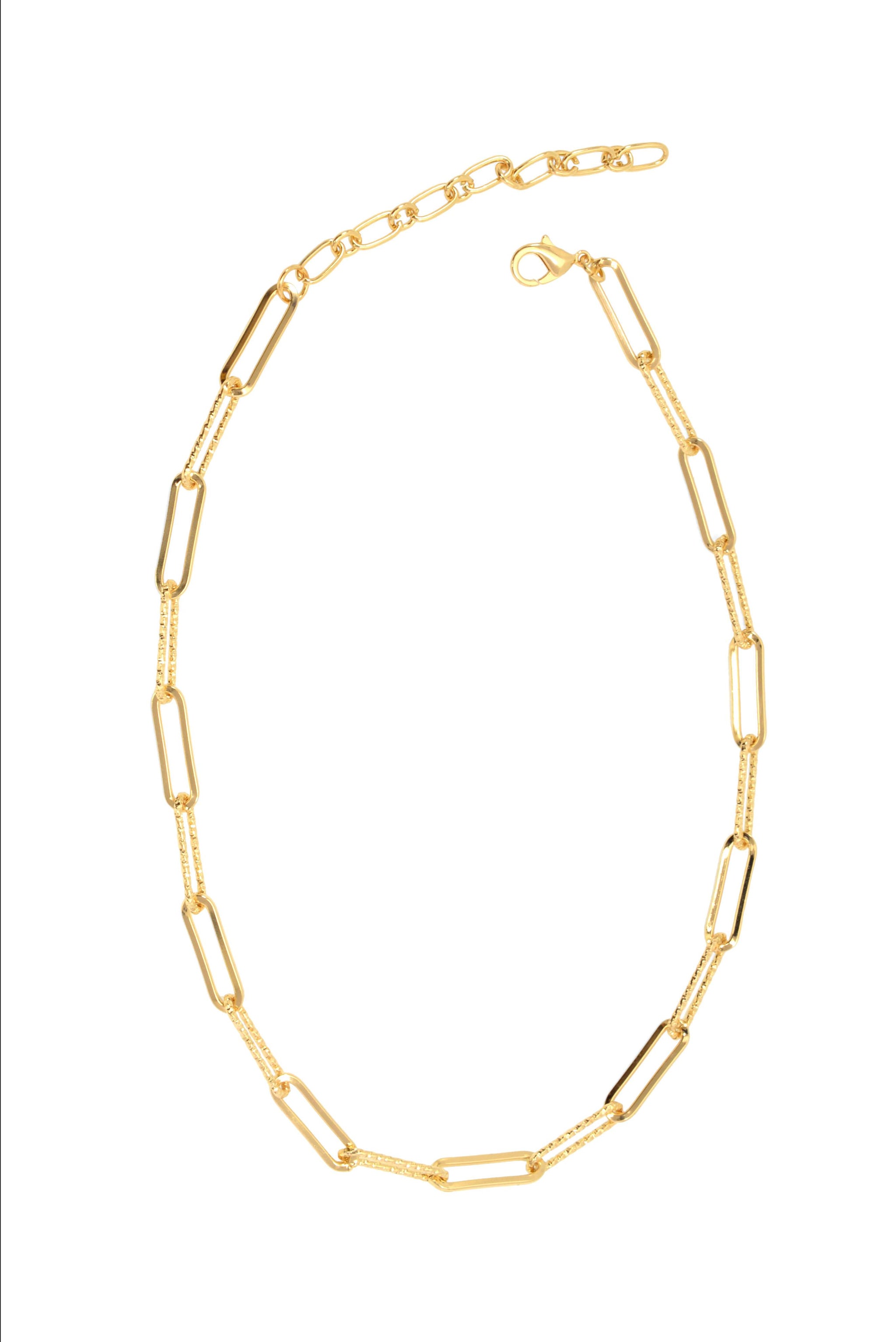 16.5+ Paperclip Chain Necklace