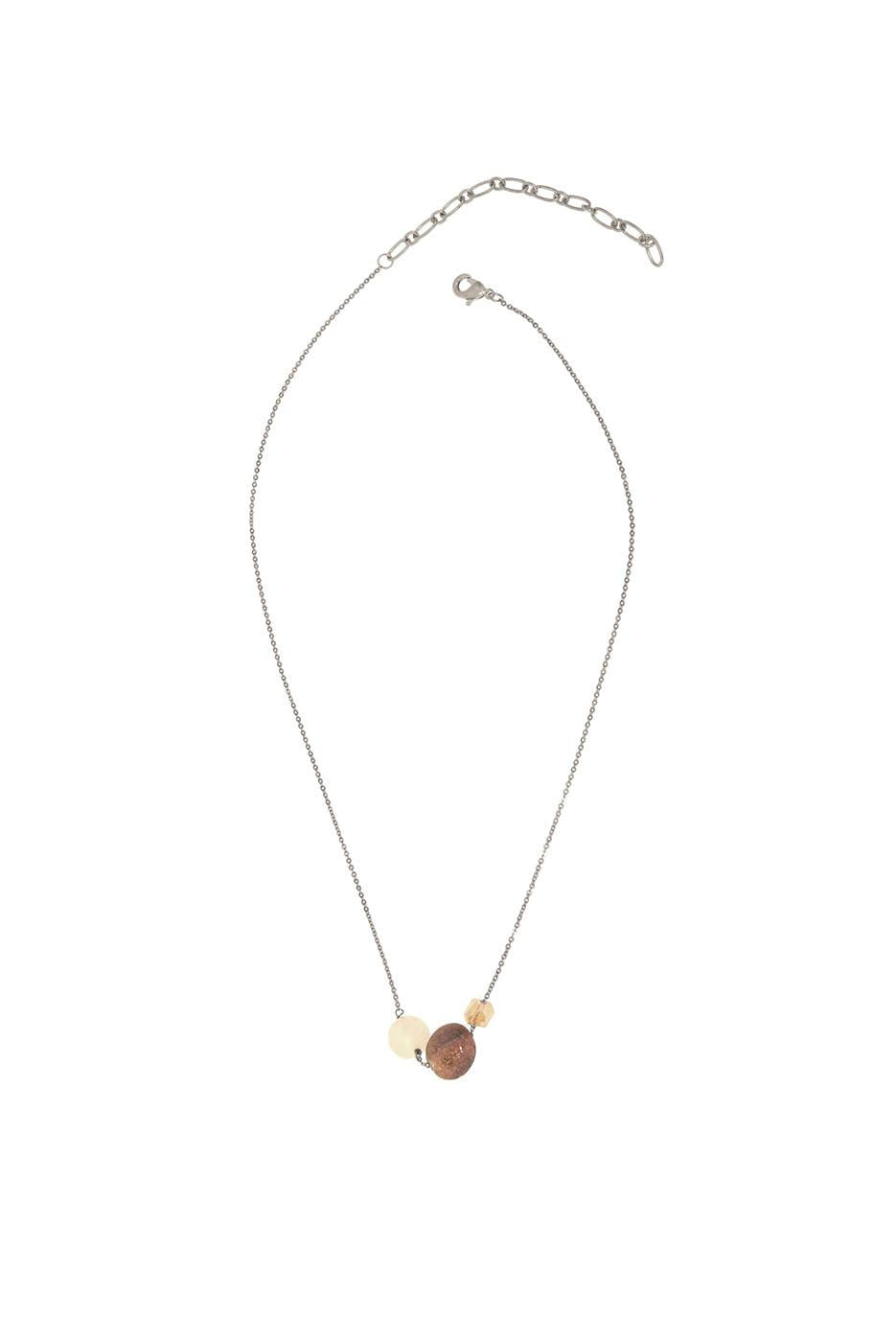 Stone Trio Necklace