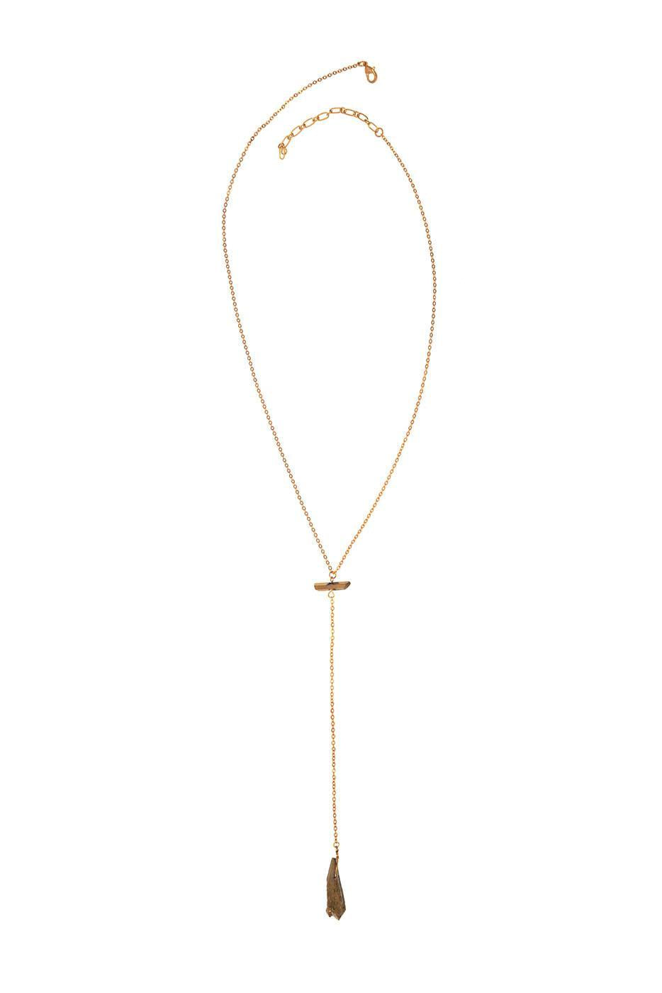 Drop with Crystal Necklace