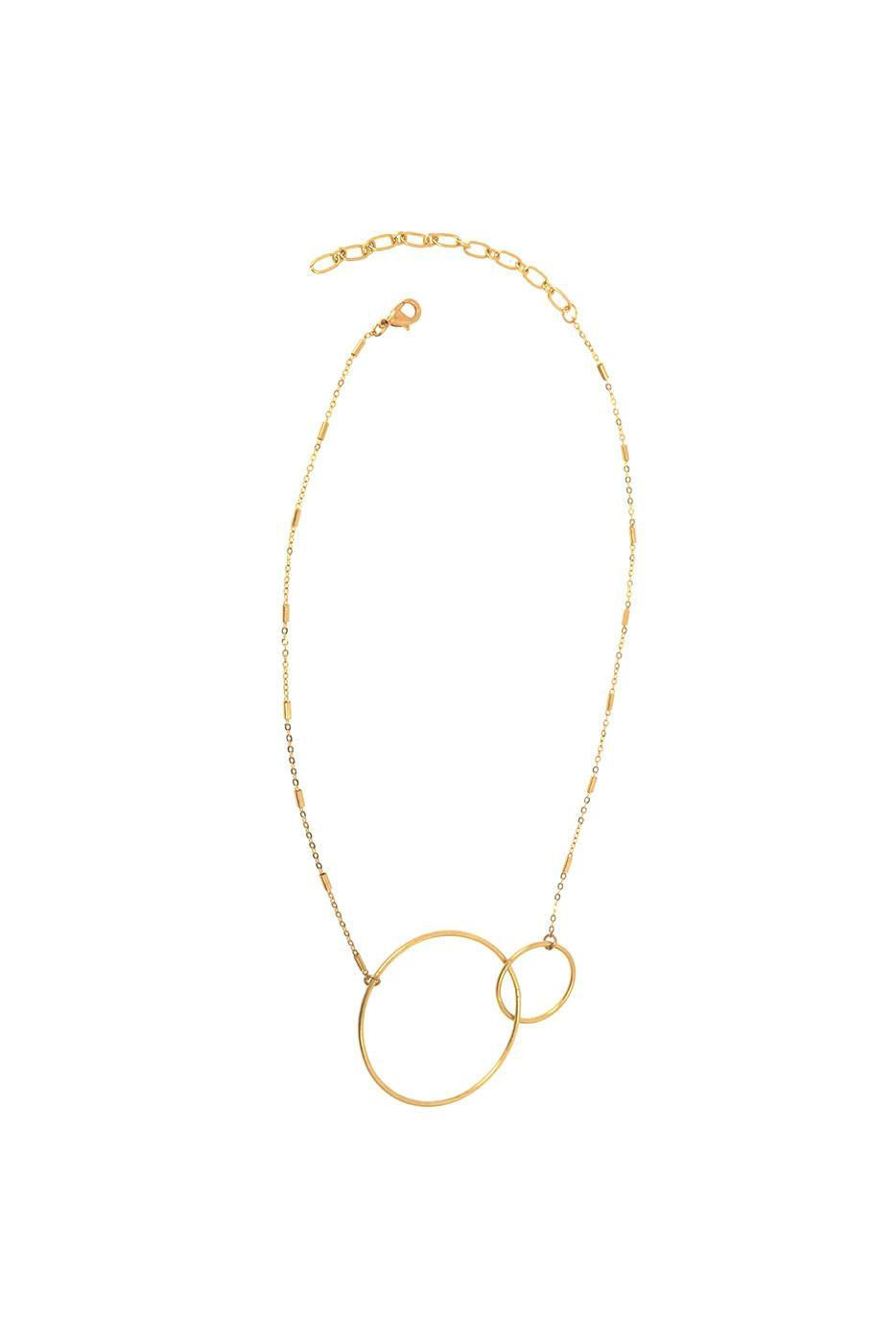Double Hoop Necklace