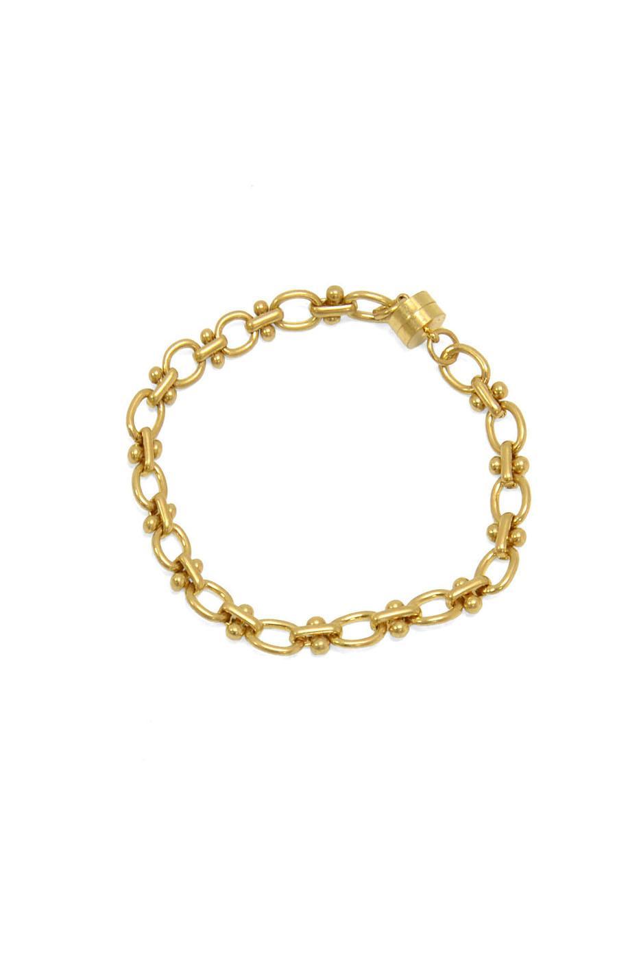 Mini Cable + Barbell Chain Bracelet