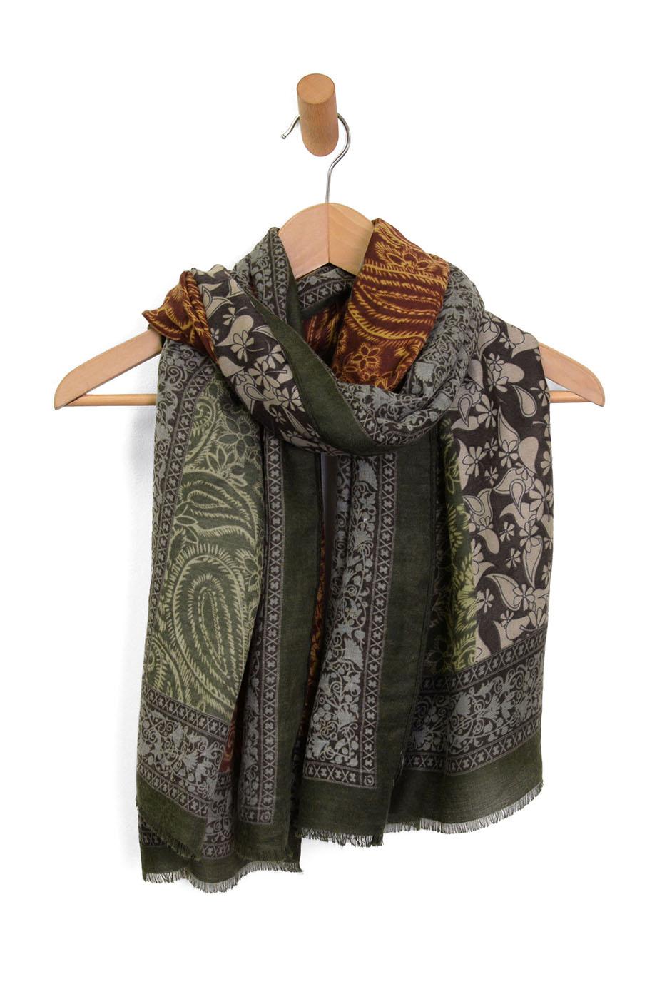 Paisley Flowers Scarf