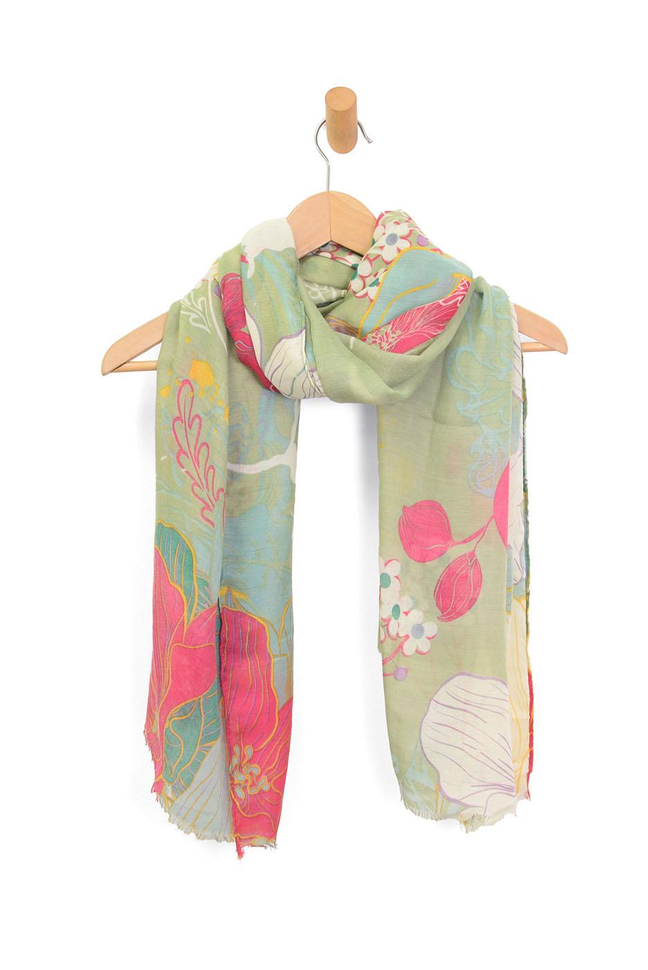 Dispersed Blooms Scarf