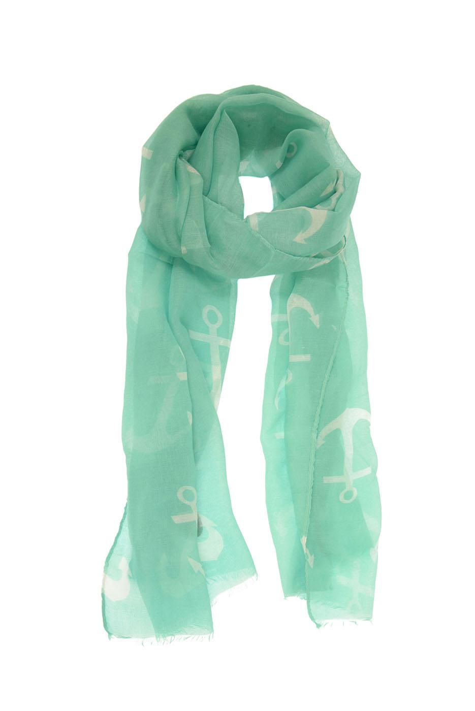 Anchor Fringe Scarf