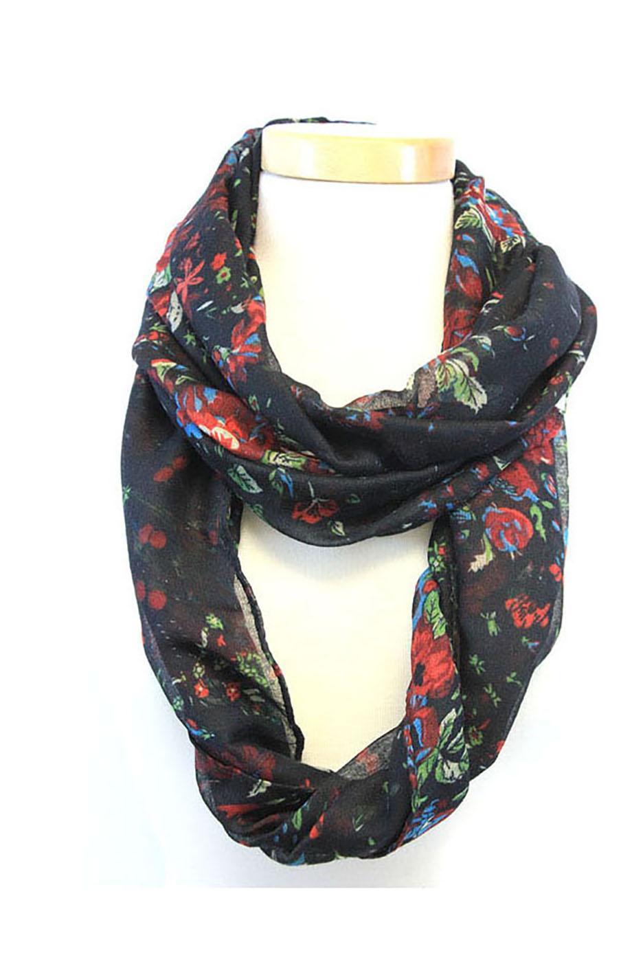Floral Infinity Scarf