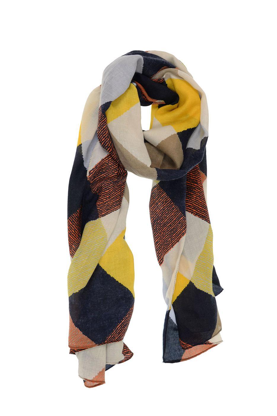 Multi Textured Tile Scarf
