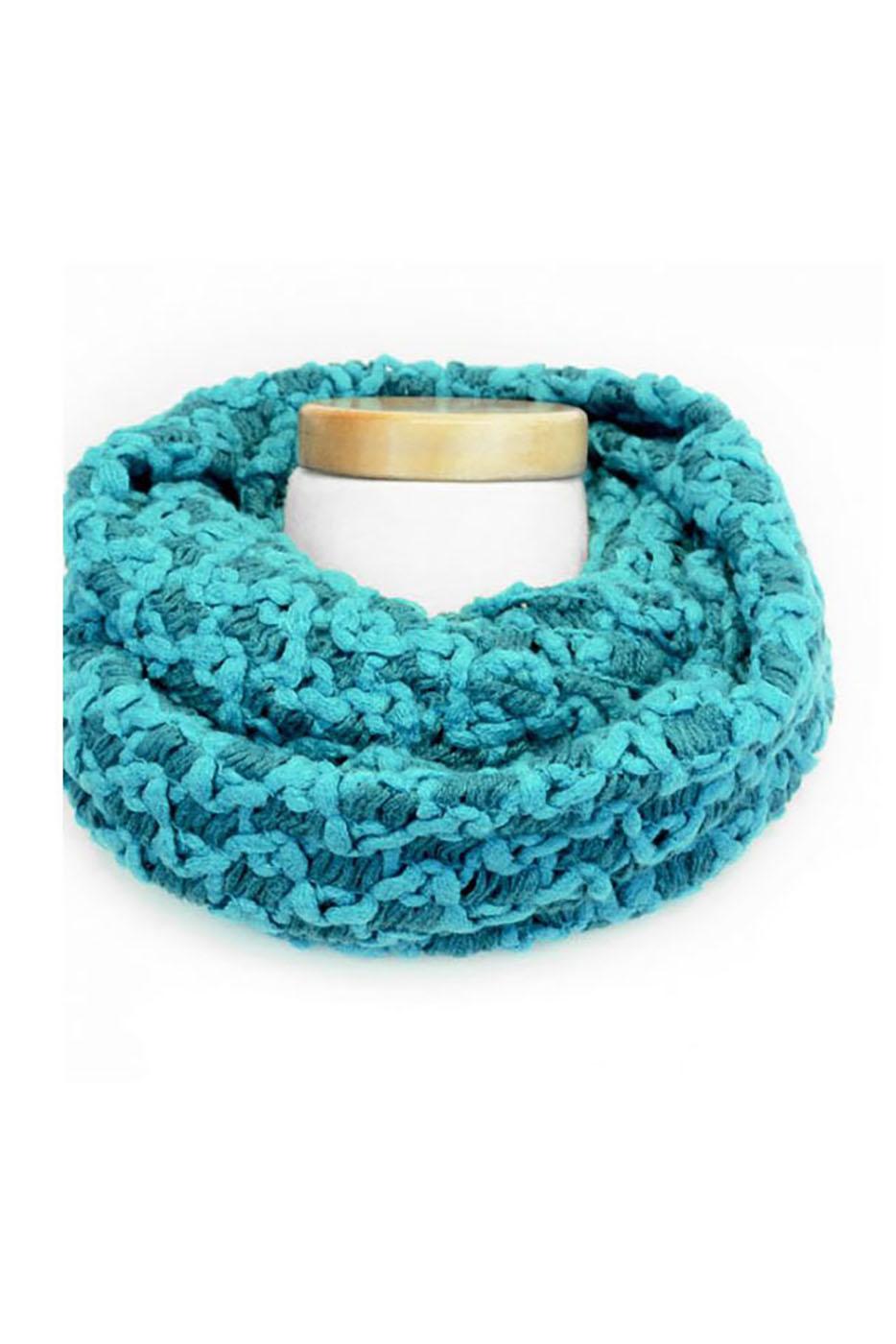 Peacock Infinity Scarf