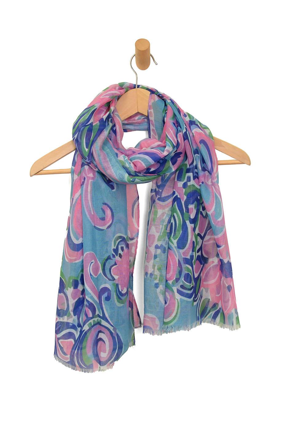 Wild Tropical Floral Scarf