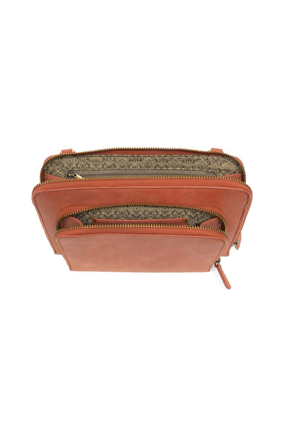 3RD GENERATION •, SWEET  Brushed Mini Convertible Zip Around – Joy Susan