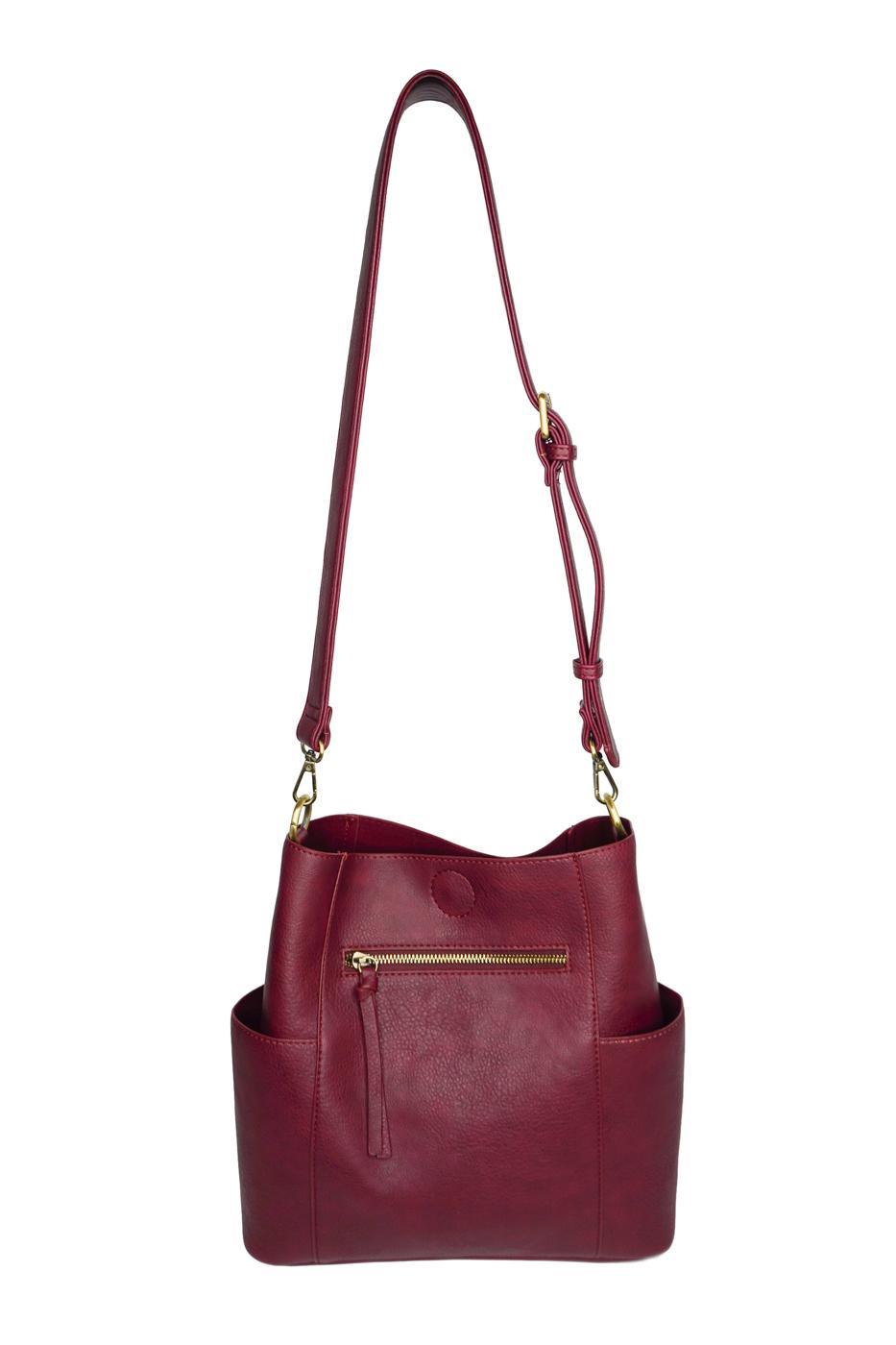 Kayleigh Side Pocket Bucket Bag – Joy Susan