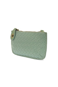 ゆわ! Faux Wide Woven Mini Crossbody Wristlet Clutch – Joy Susan