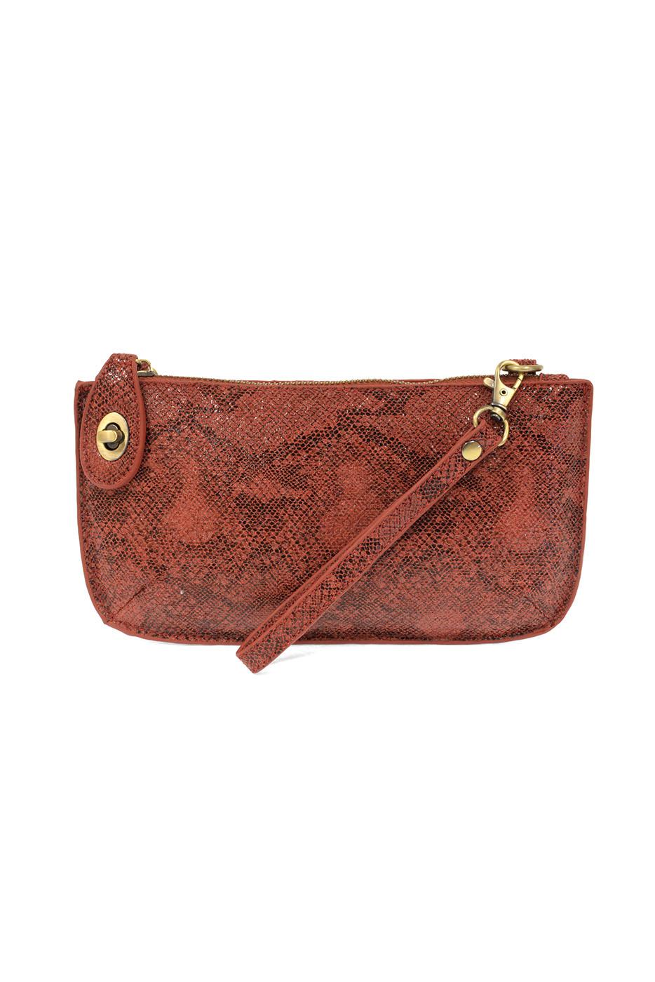 Python Mini Crossbody Wristlet Clutch
