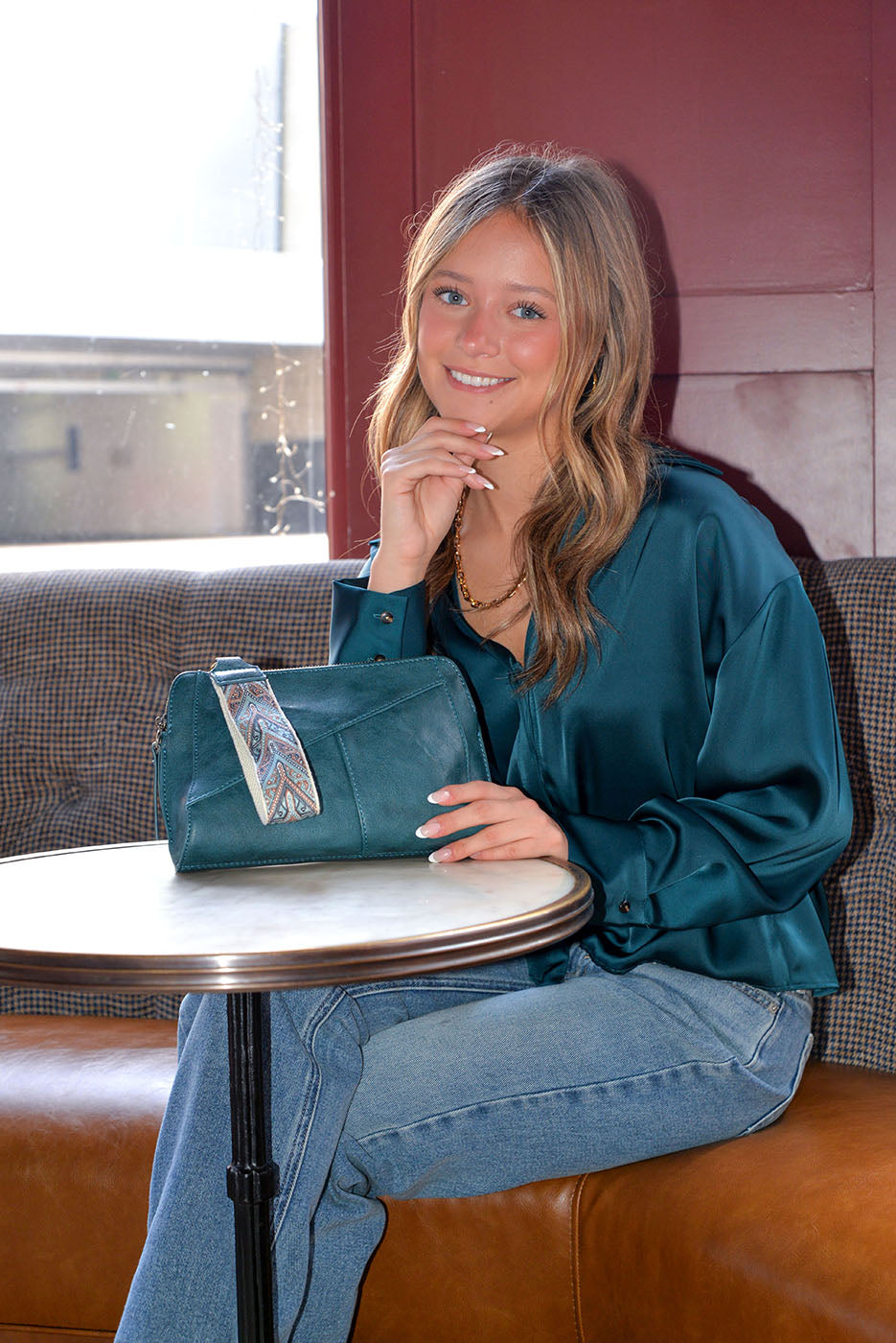 Gigi Crossbody with Woven Wrist Strap – Joy Susan