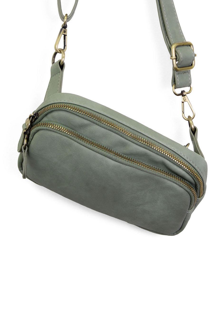 Kylie Double Zip Sling/ Belt Bag – Joy Susan