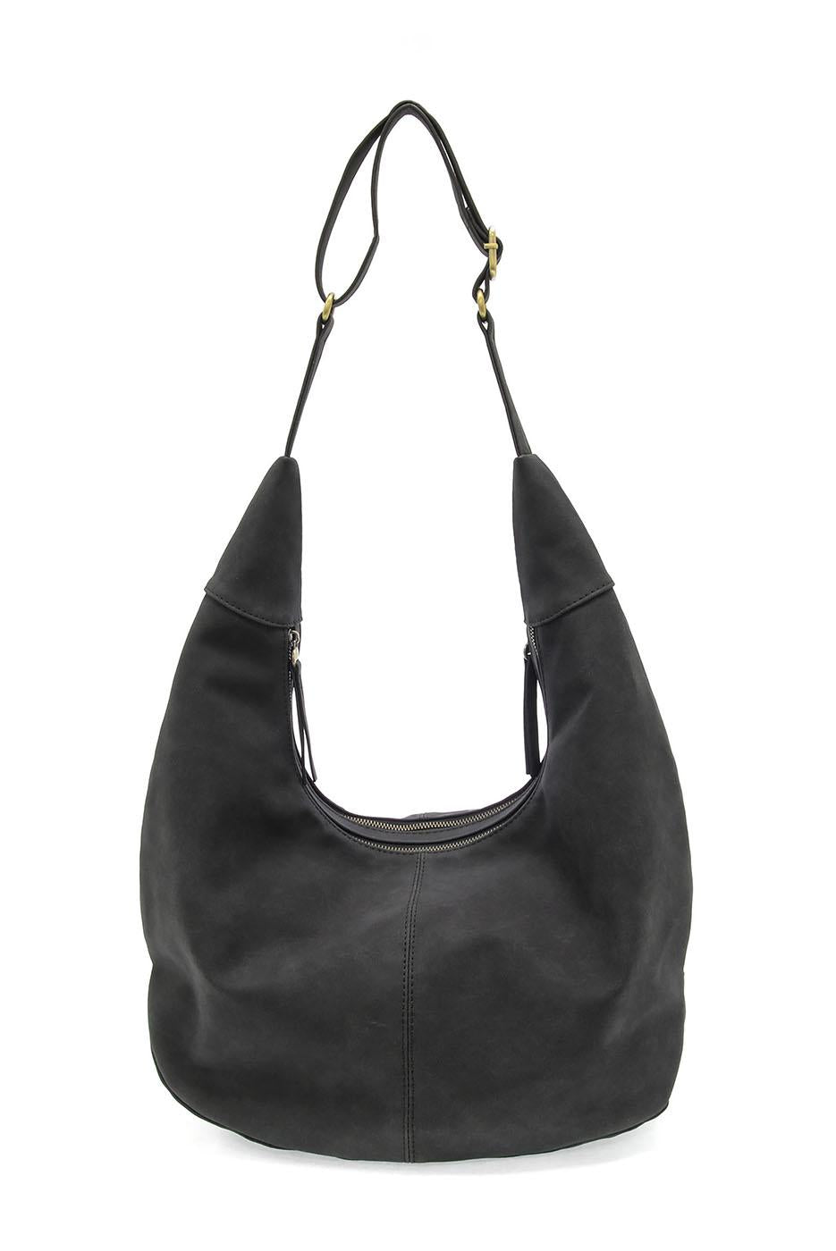 Rochelle Faux Suede Large Crescent Hobo