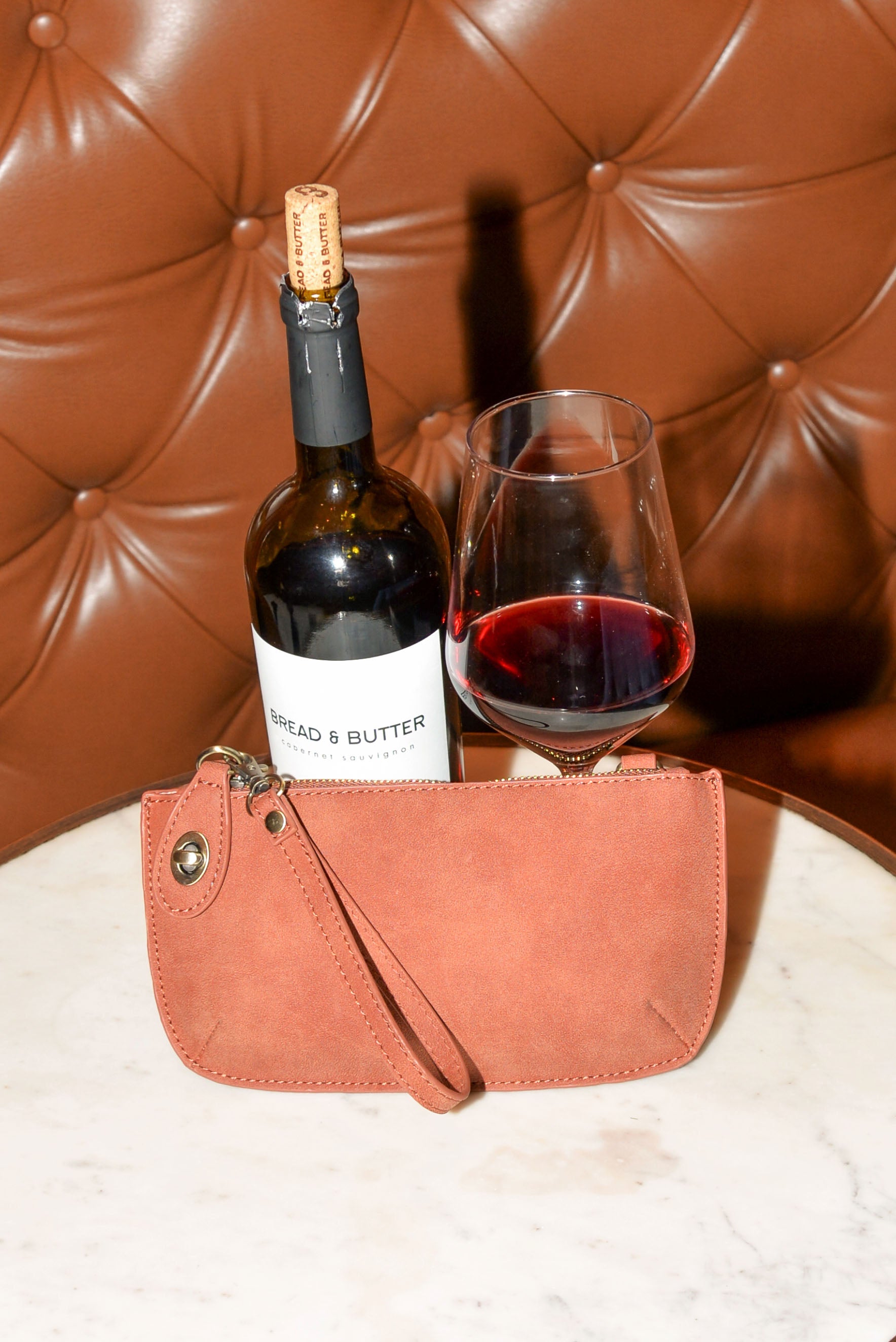 Faux Suede Mini Crossbody Wristlet Clutch – Joy Susan