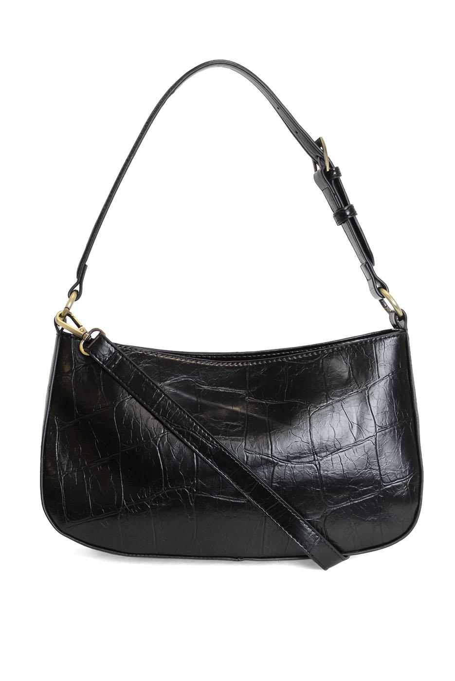 Erin Faux Croc Hobo Shoulder/ Crossbody