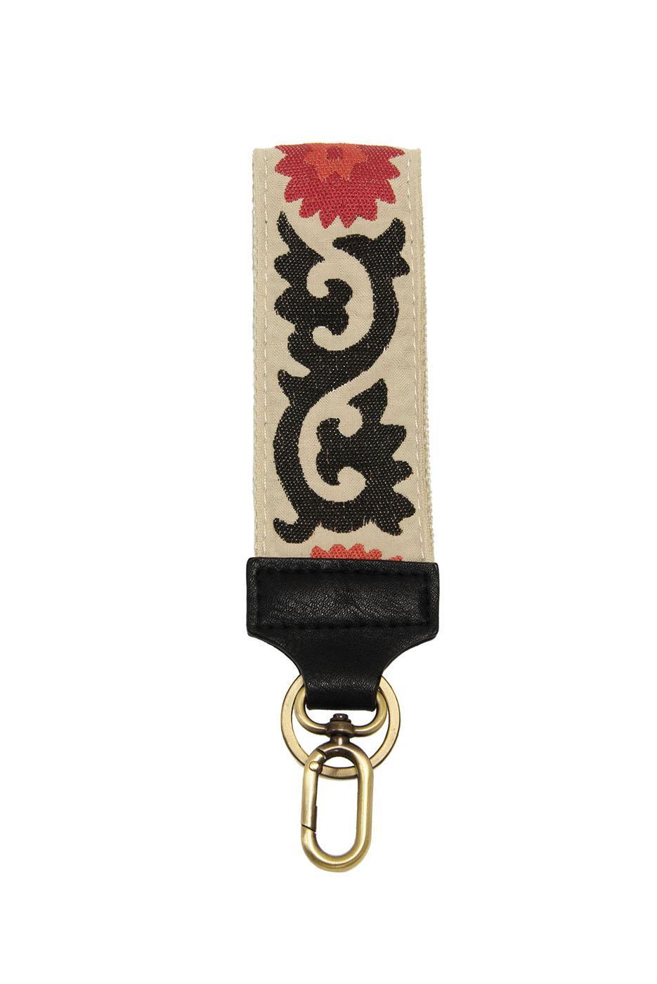 Floral Jacquard Easy Find Wristlet