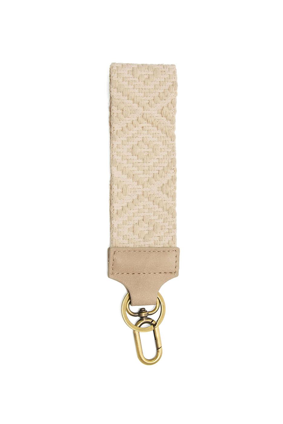 Simple Geo Woven Easy Find Wristlet
