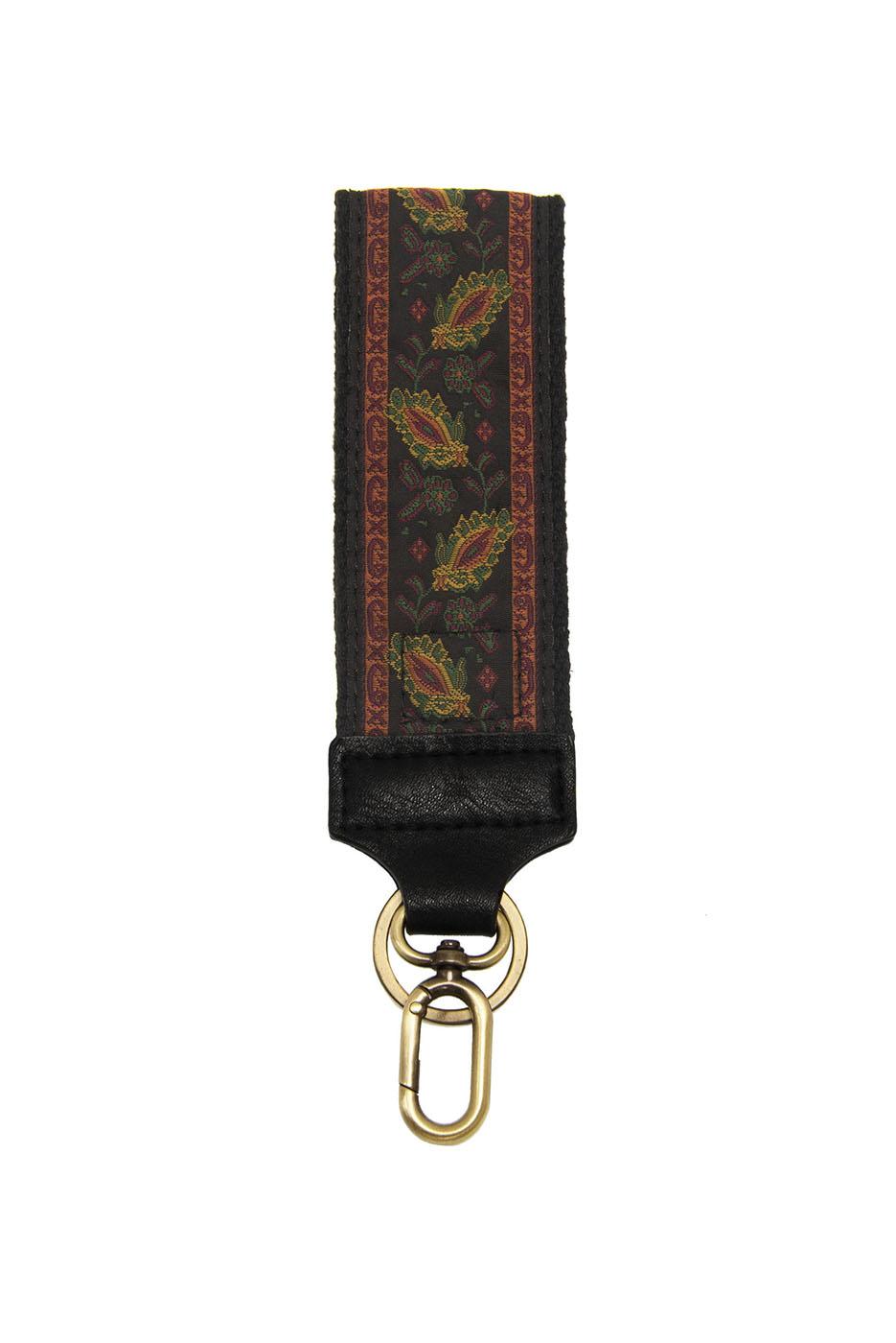 Multi Floral Brocade Easy Find Wristlet
