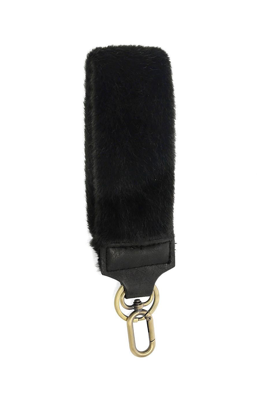Faux Fur Easy Find Wristlet