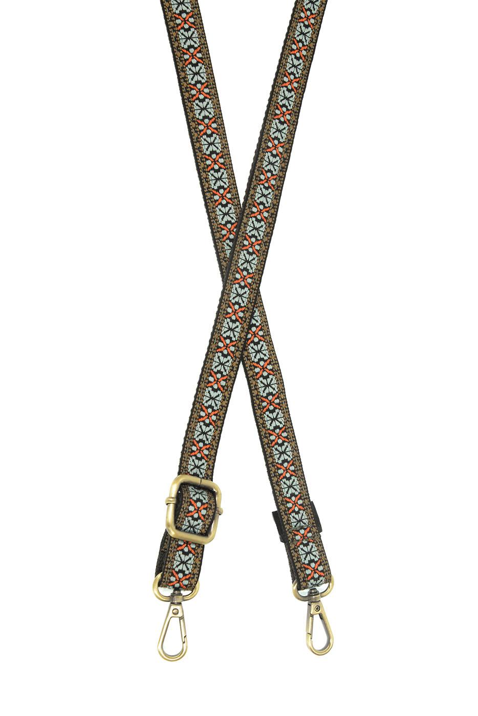 Multi Viking Embroidered Guitar Strap