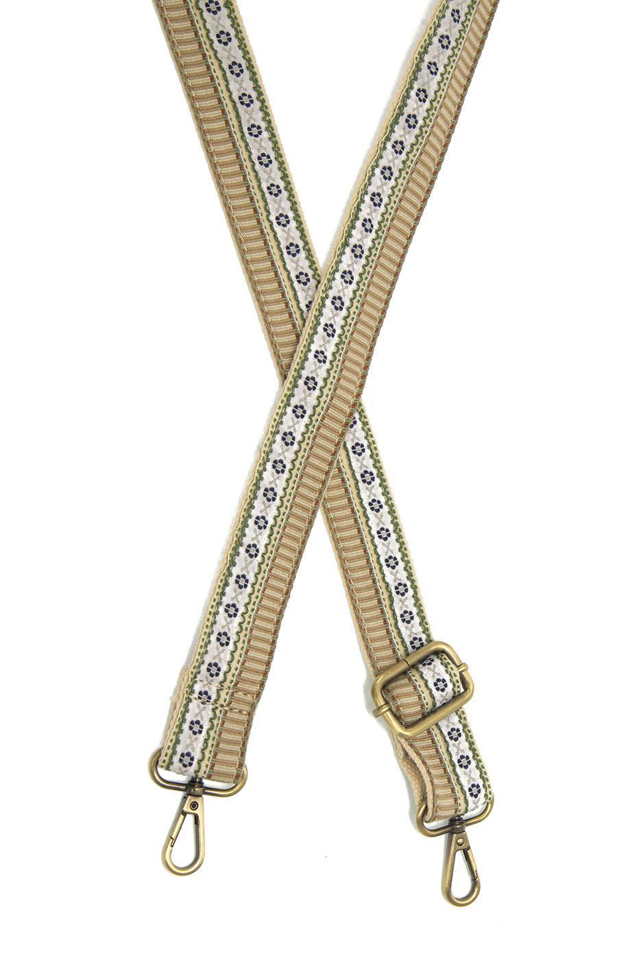 Daisy Stripe Guitar Strap