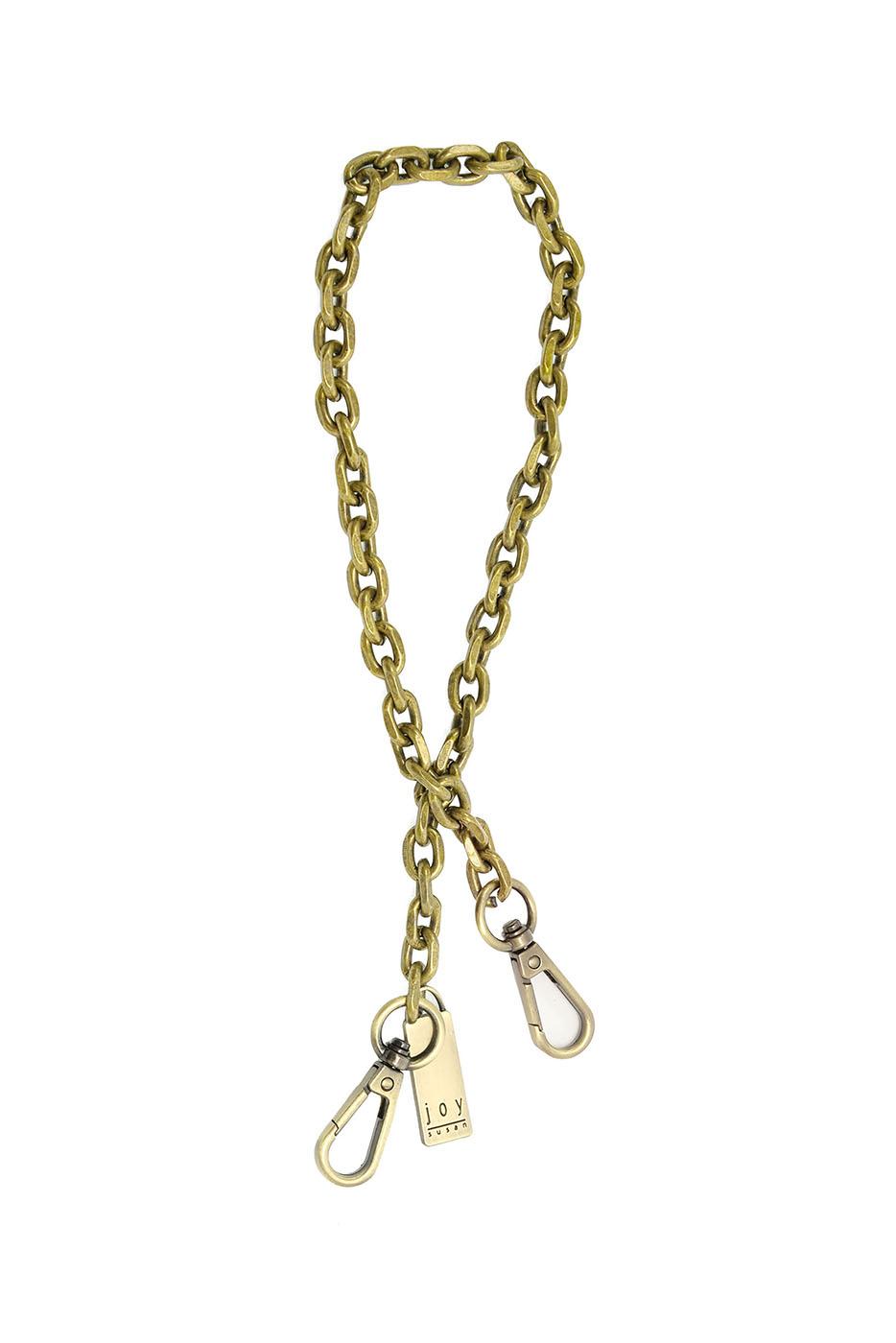 Antique Brass Cable Chain Strap