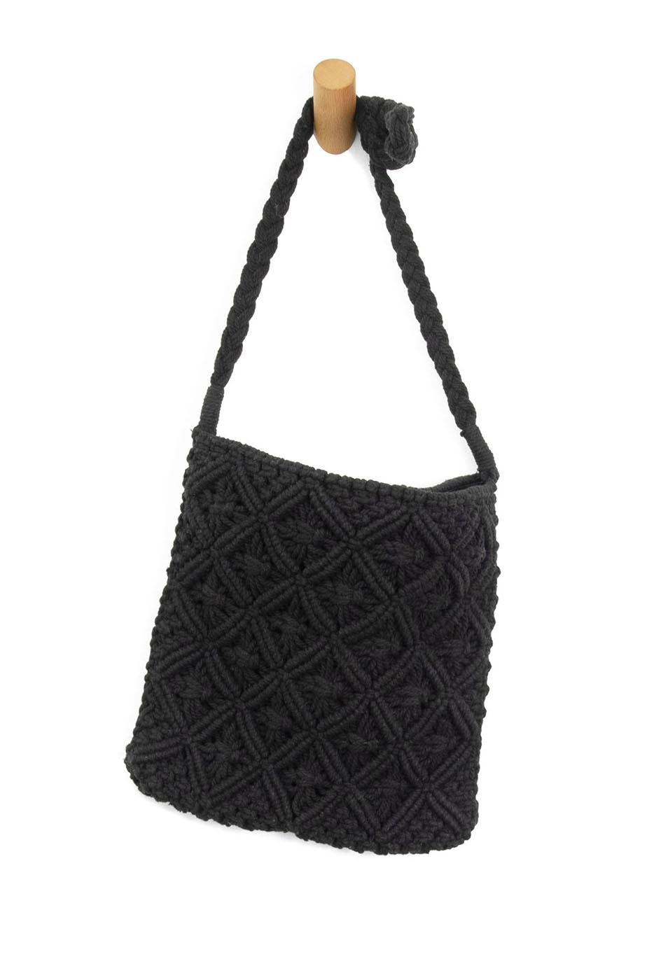 Sutton N/S Macrame Crossbody Bag