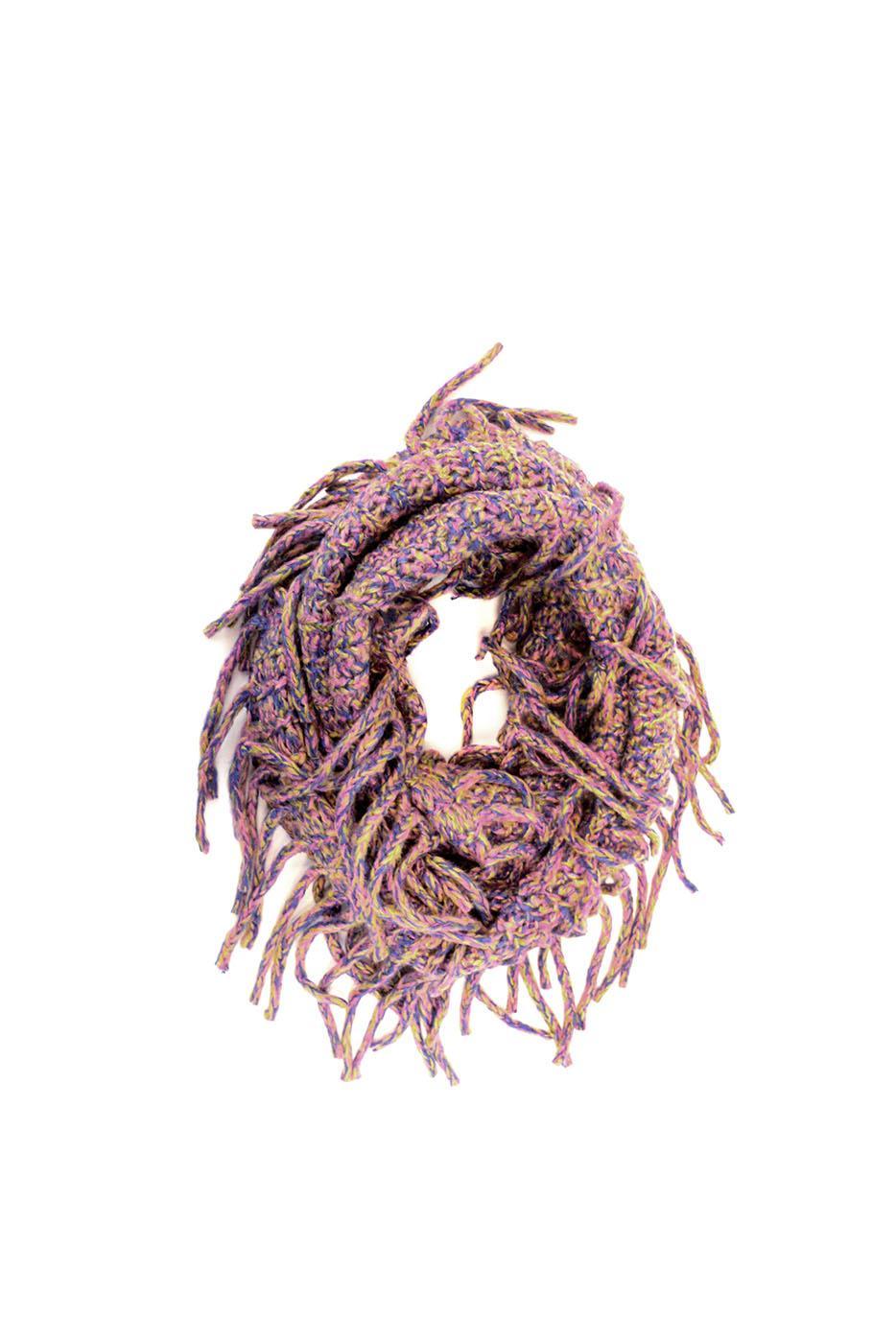 Fringe Knit Scarf