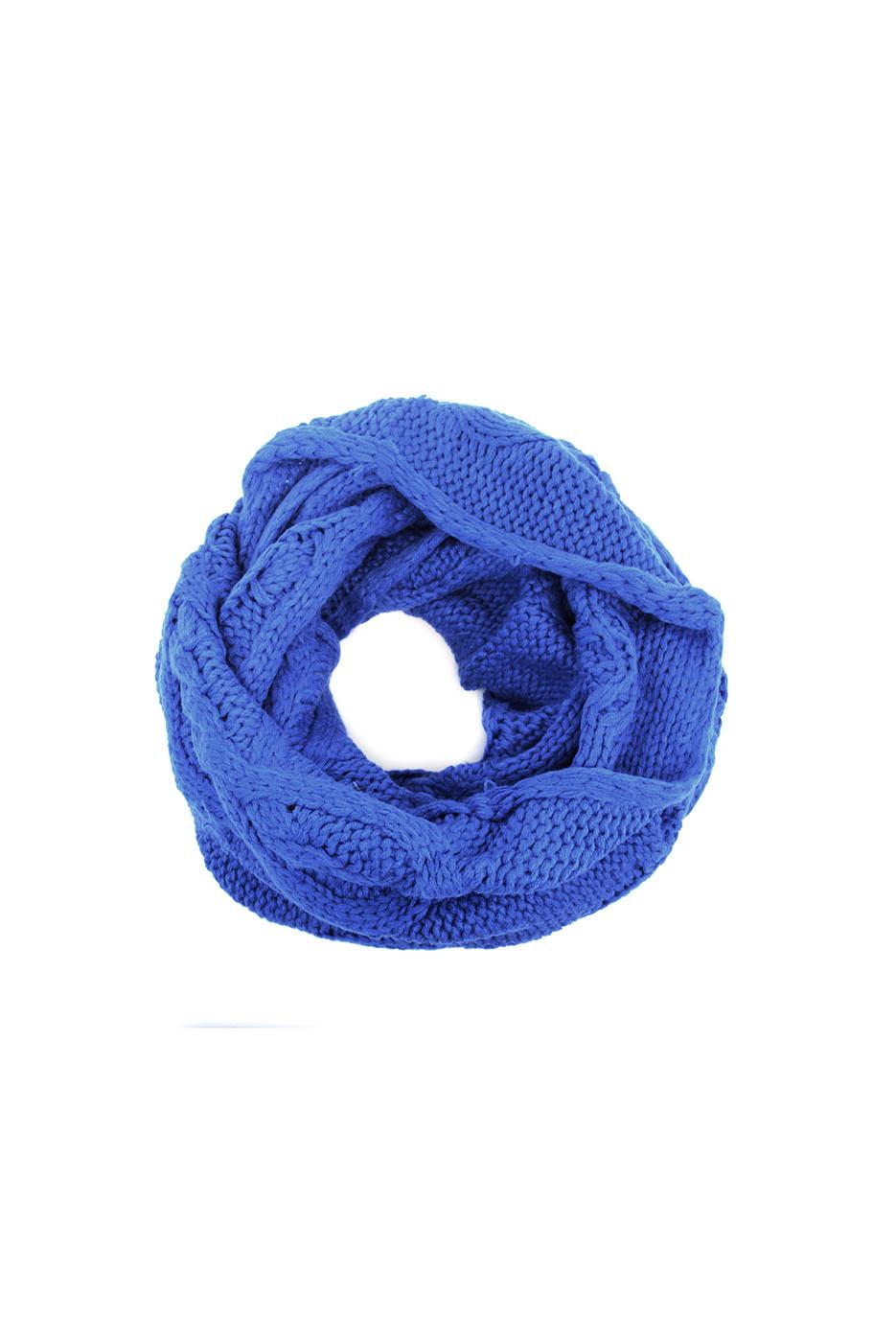 Cross Cable Infinity Scarf