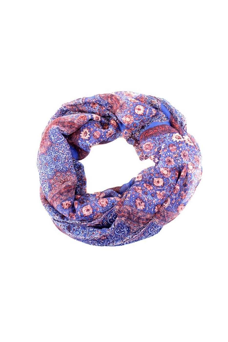 Floral Patch Infinity Scarf