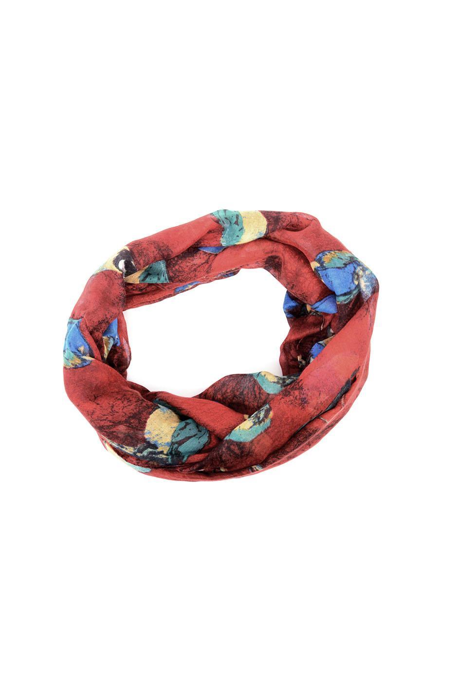 Fall Bird Infinity Scarf