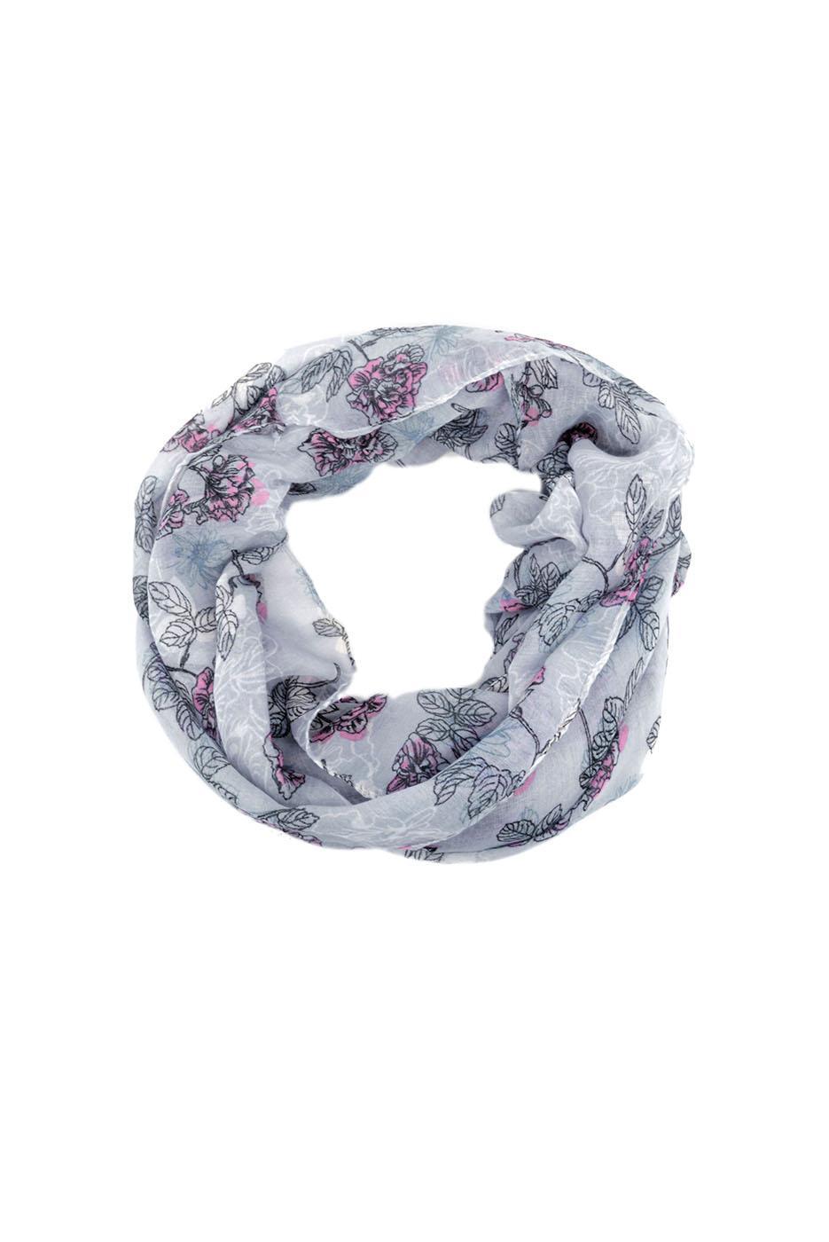 Floral Bloom Infinity Scarf